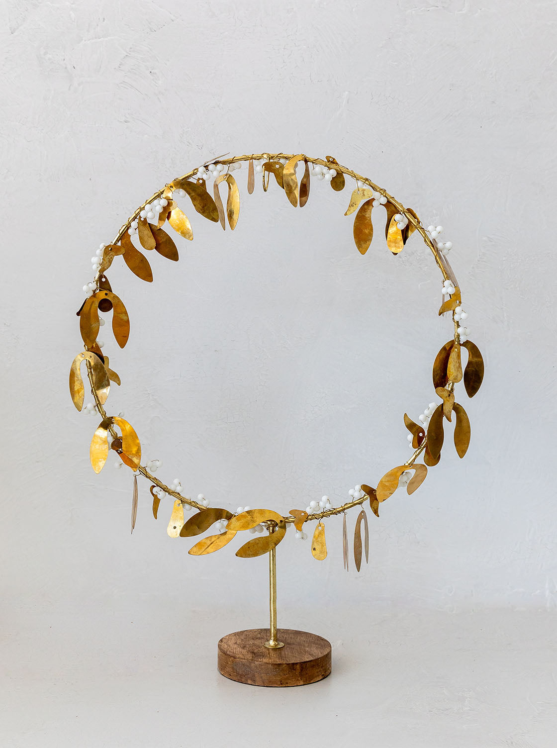 Brass Standing Wreath