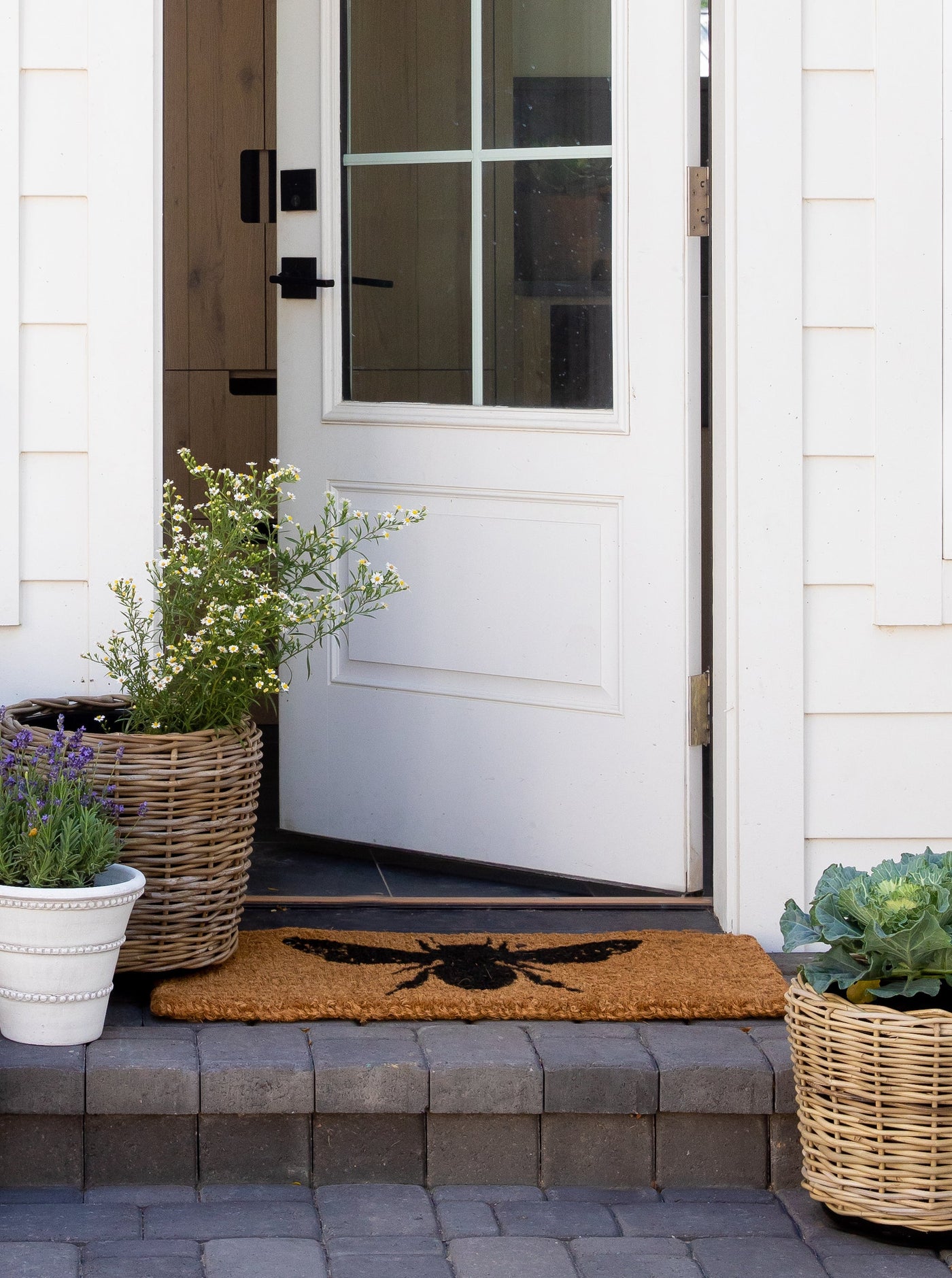 Hudson Rattan Basket