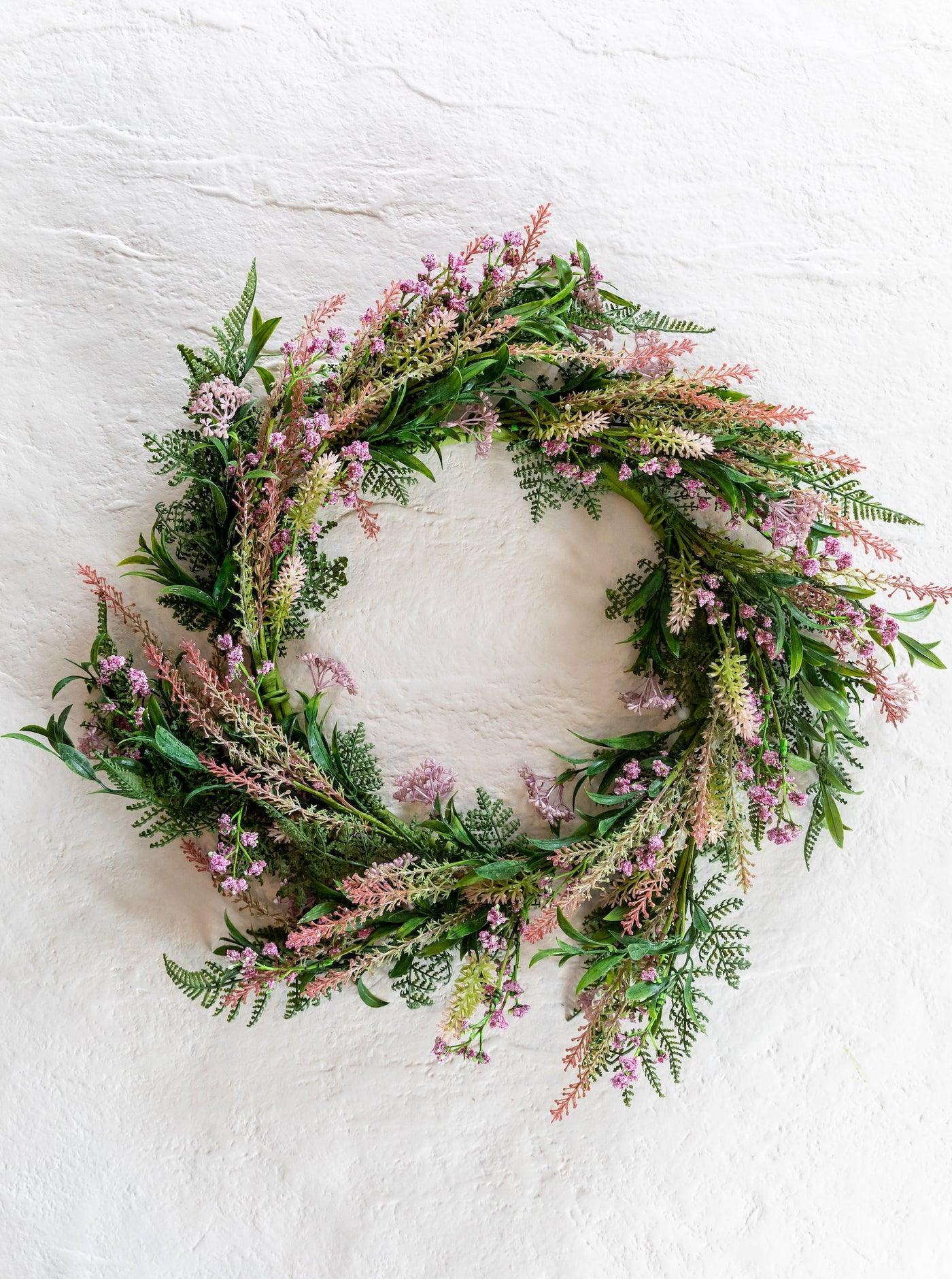 Faux Blush Berry Wreath