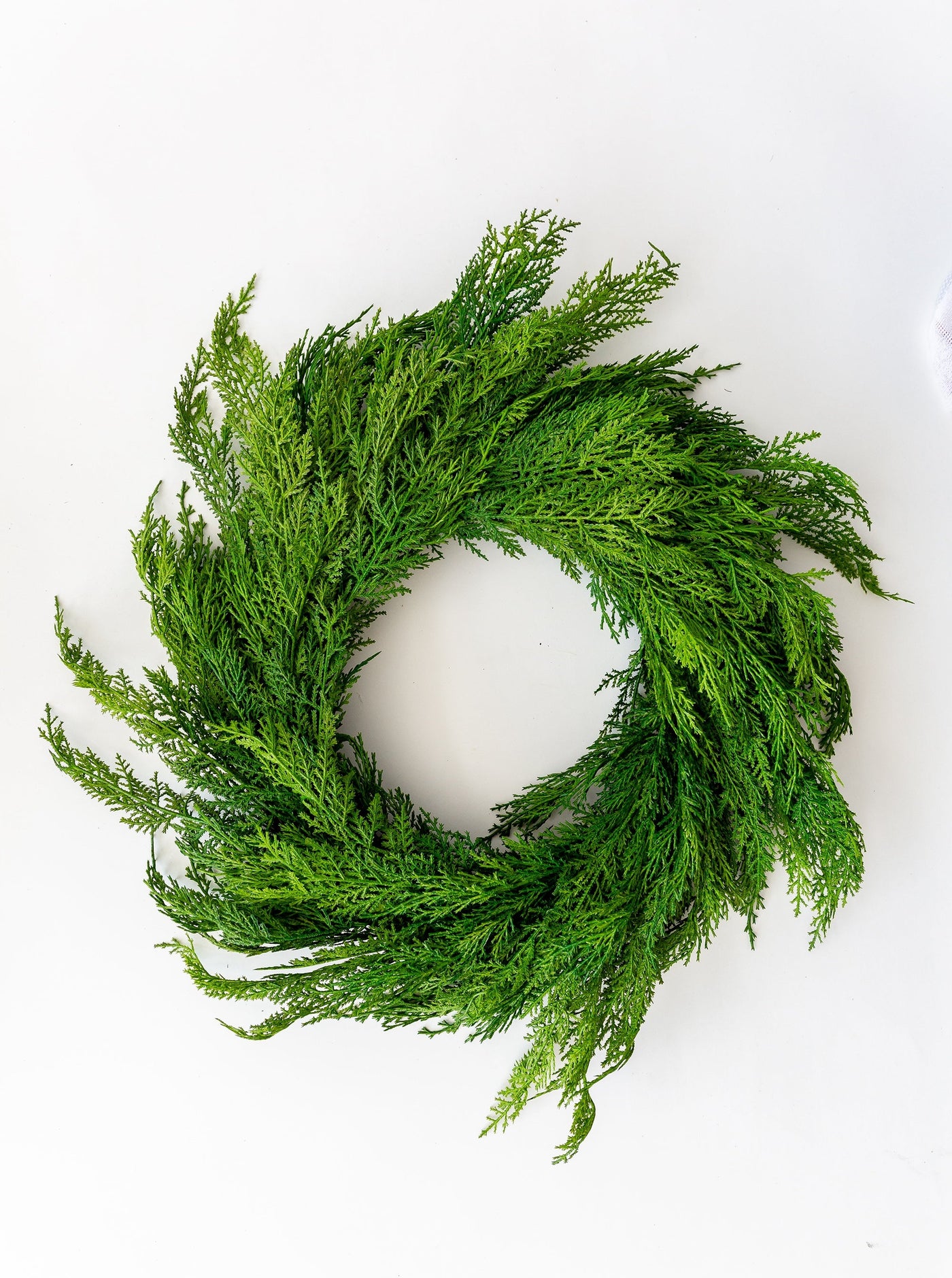 Faux Cedar Wreath